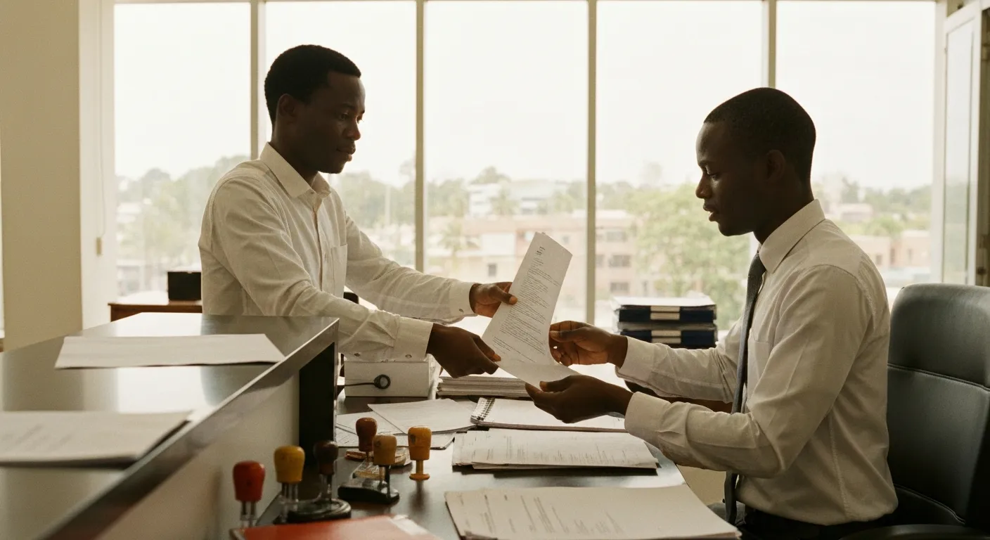 Dépôt d'un dossier de création d'entreprise au guichet unique de l'APIP à Conakry