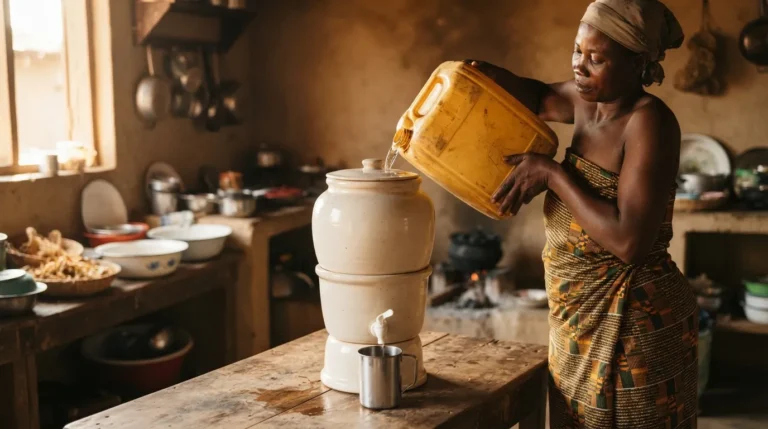 Eau potable en Guinée : filtration, ébullition et solutions domestiques